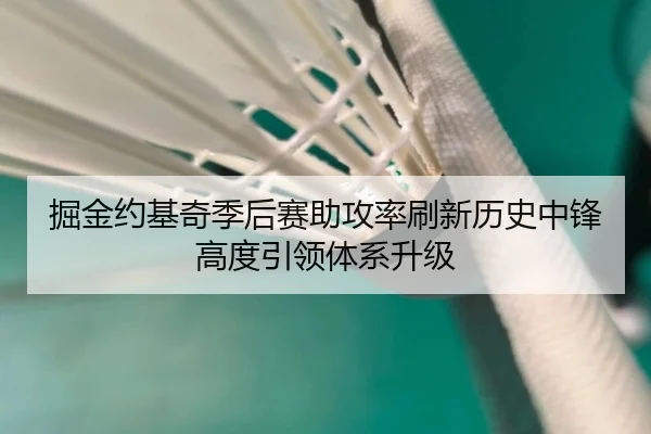 掘金约基奇季后赛助攻率刷新历史中锋高度引领体系升级